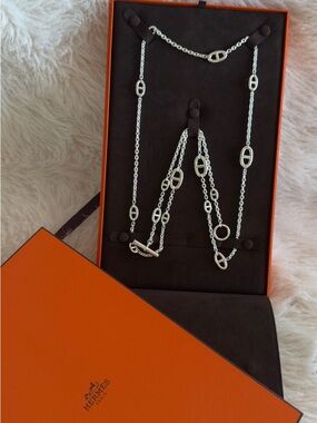 Hermes Silver farandole 120 like new (2400)